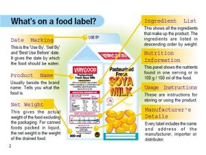 food label